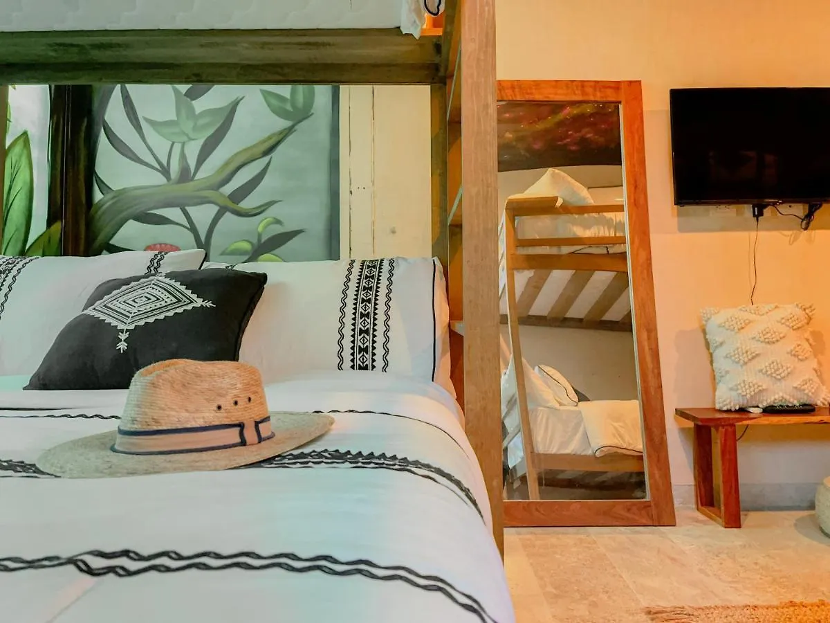 דירה טולום Ph-4-Groups 3Br Priv-Rooftop 18Pax @Aldea Zama מקסיקו