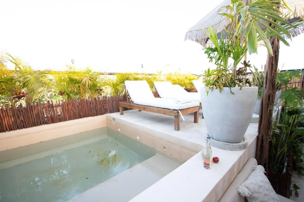 דירה טולום Ph-4-Groups 3Br Priv-Rooftop 18Pax @Aldea Zama