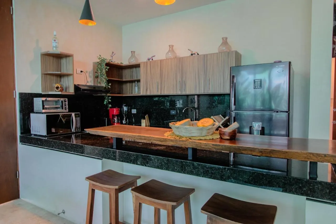 דירה טולום Ph-4-Groups 3Br Priv-Rooftop 18Pax @Aldea Zama מקסיקו