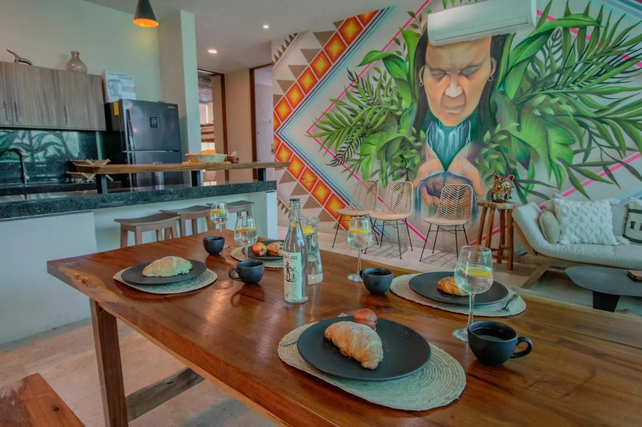 טולום Ph-4-Groups 3Br Priv-Rooftop 18Pax @Aldea Zama מקסיקו