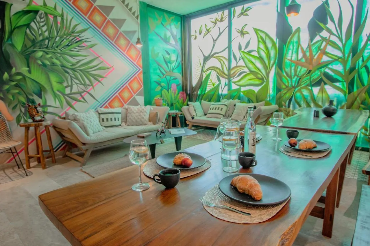 טולום Ph-4-Groups 3Br Priv-Rooftop 18Pax @Aldea Zama דירה